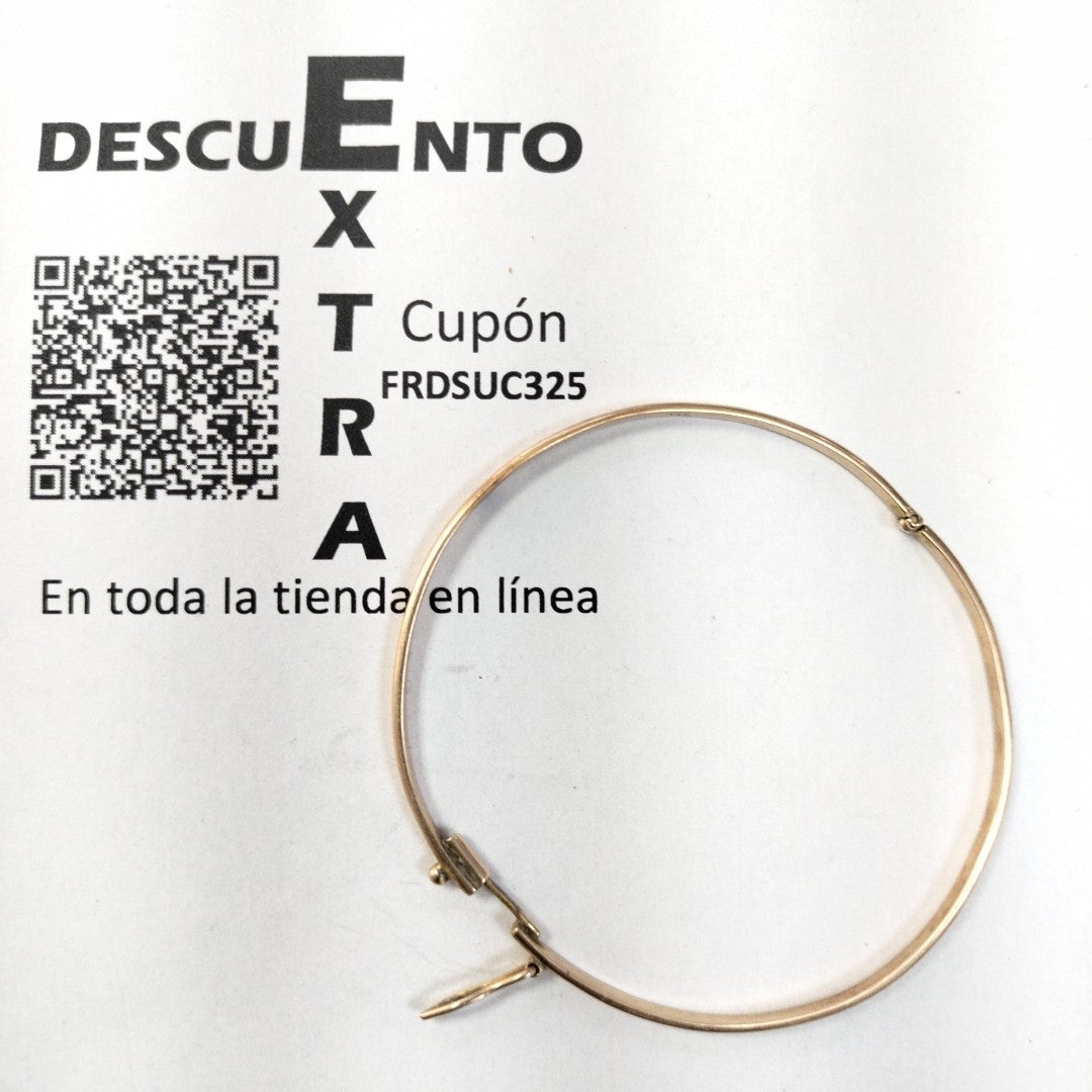 PULSERA RIGIDA ORO 8 K 7.4 GRMS (SEMINUEVO)