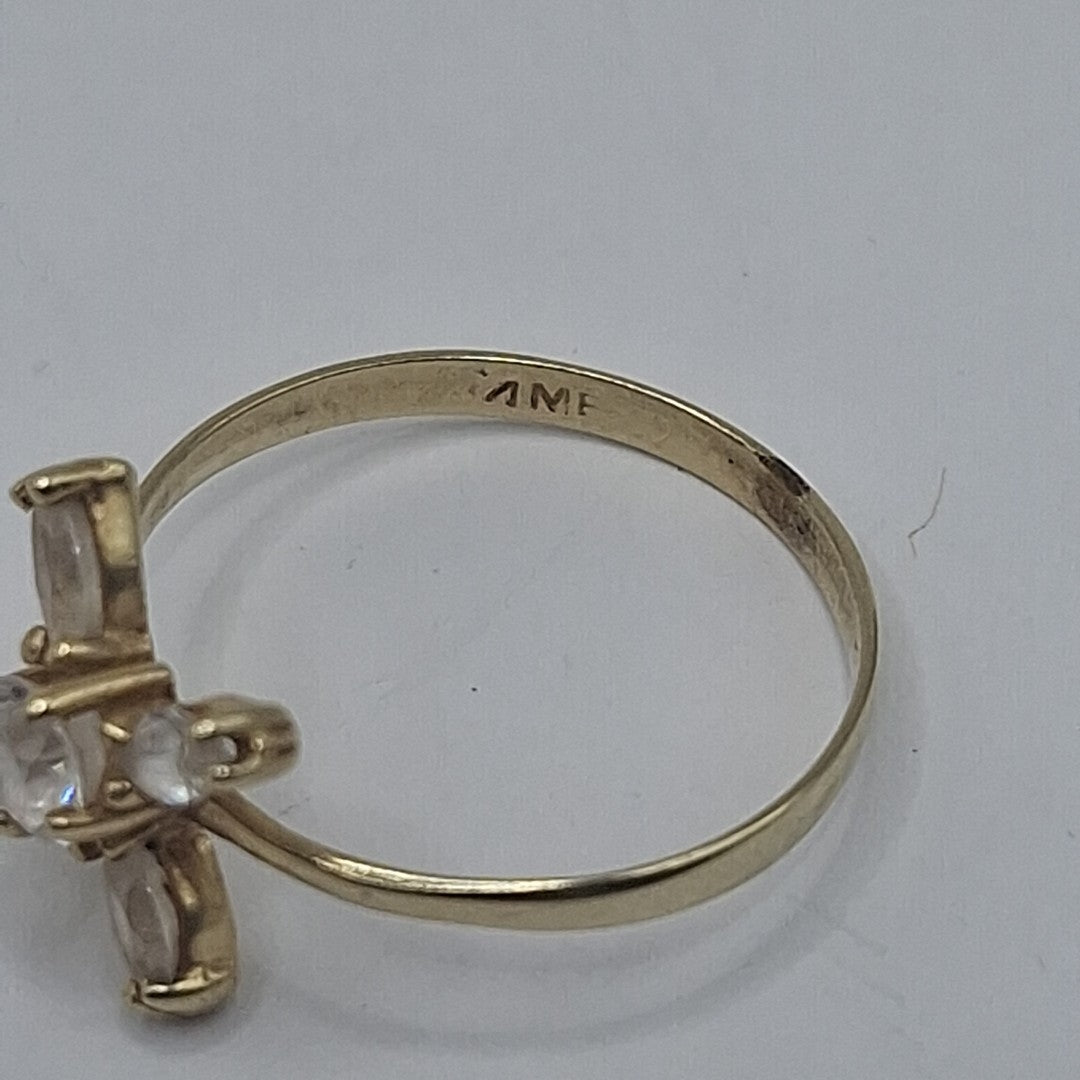 ANILLO ORO 14 K 1.3 GRMS (SEMINUEVO)