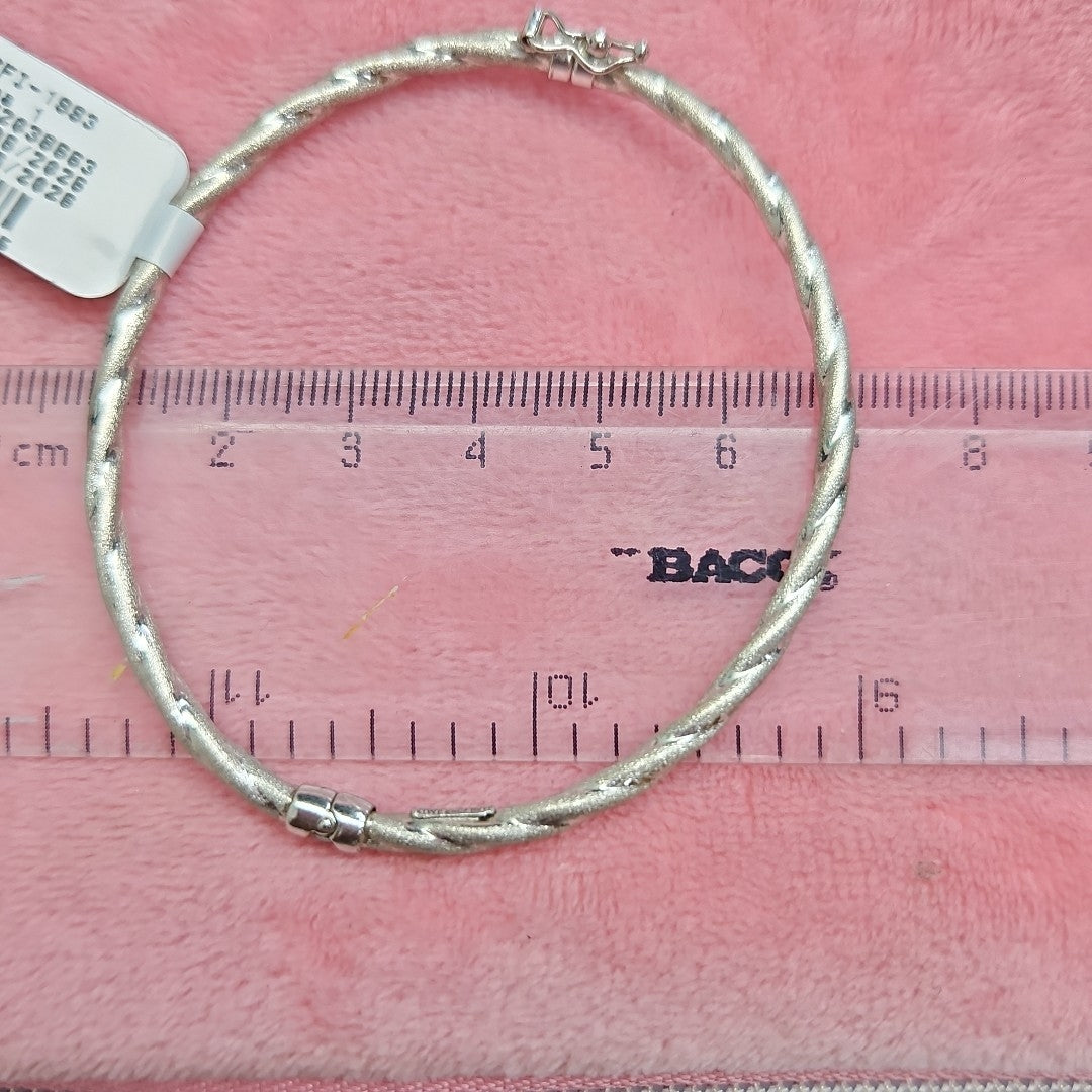 PULSERA ORO BLANCO 14 K 3,70 GRMS (SEMINUEVO)