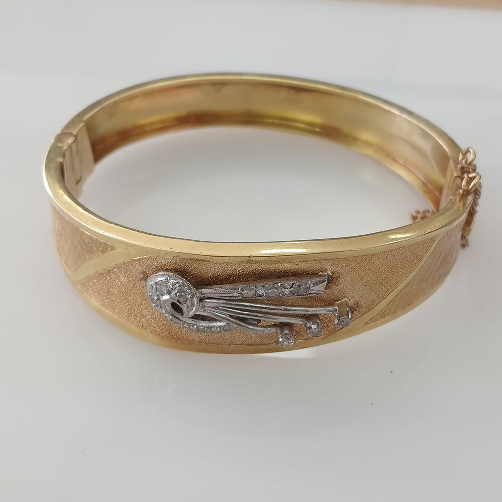 PULSERA RIGIDA ORO 18 K 27.7 GRMS (SEMINUEVO)