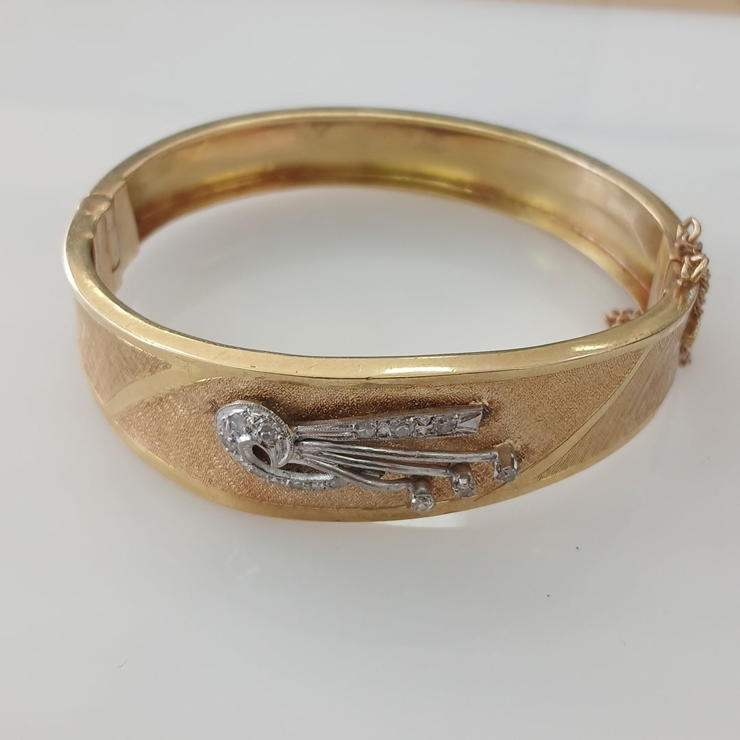 PULSERA RIGIDA ORO 18 K 27.7 GRMS (SEMINUEVO)