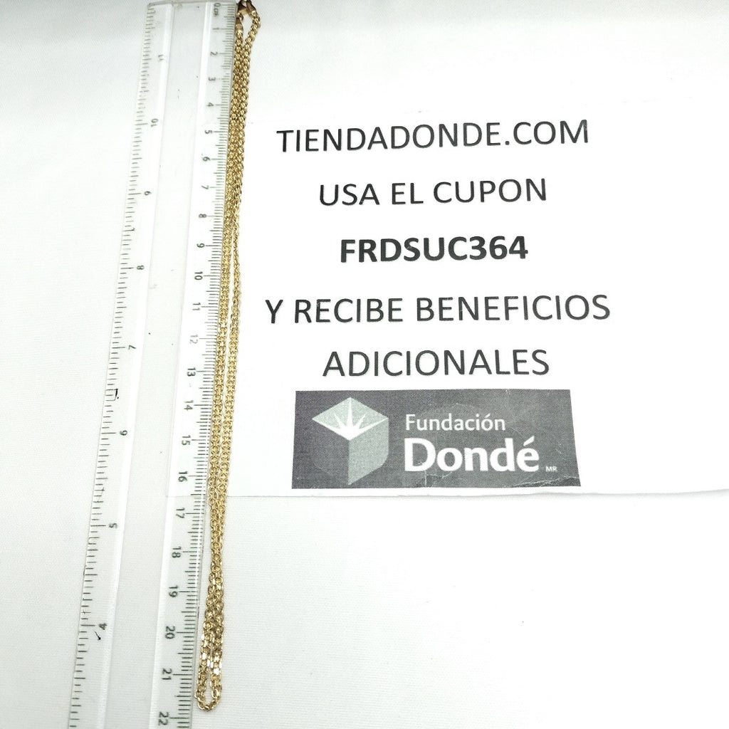 CADENA ORO 14 K 3.7 GRMS (SEMINUEVO)