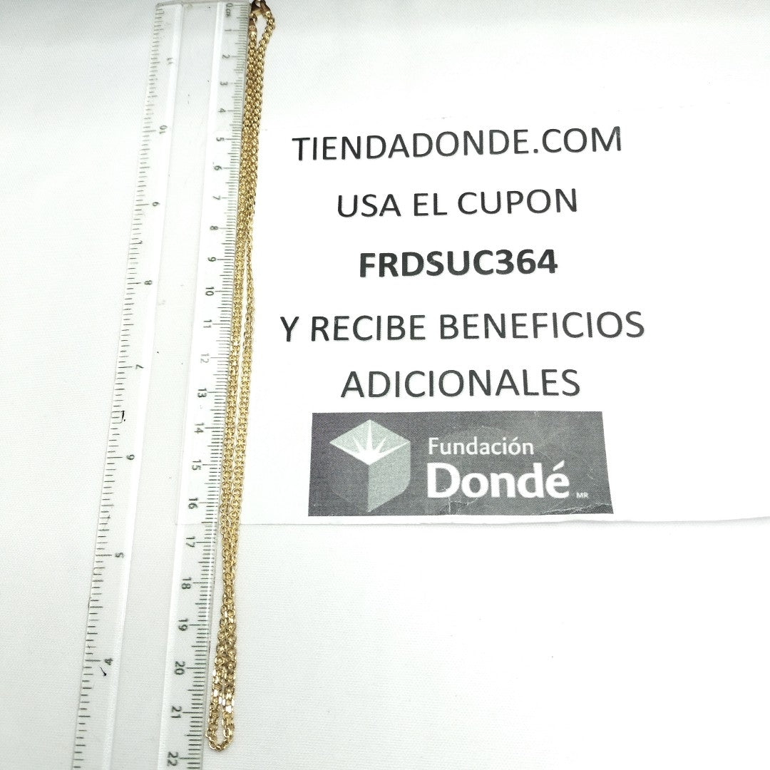 CADENA ORO 14 K 3.7 GRMS (SEMINUEVO)