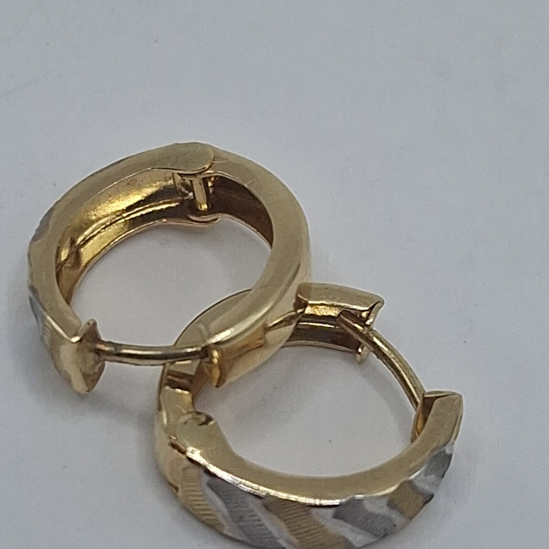 ARETES PAR ORO 14 K 1.1 GRMS (SEMINUEVO)