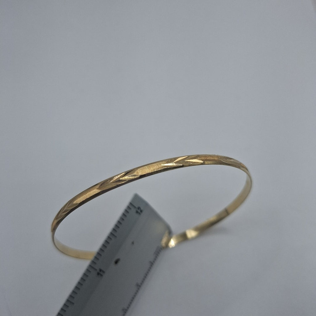 PULSERA RIGIDA ORO 14 K 5.6 GRMS (SEMINUEVO)