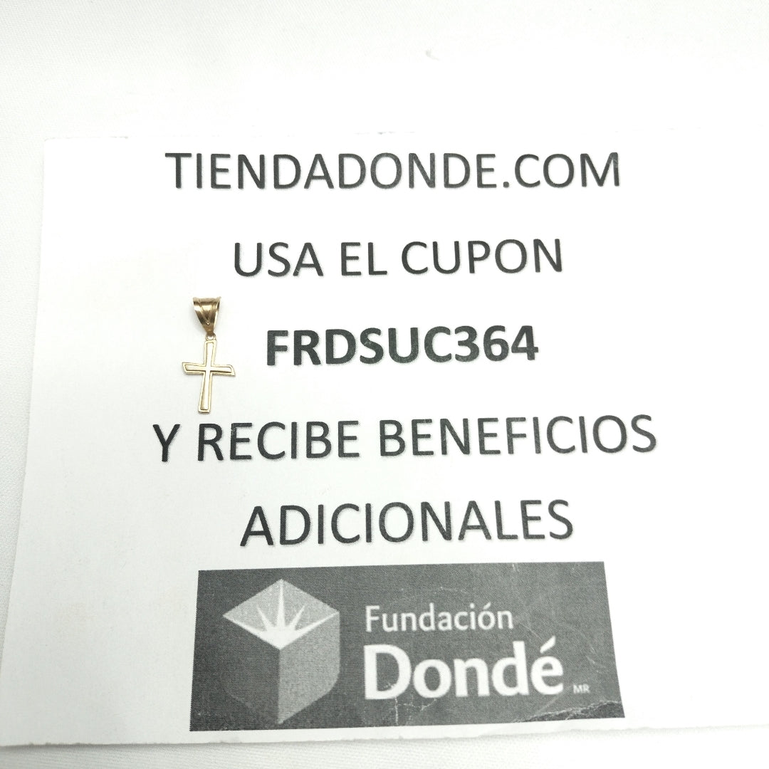CRUZ ORO 14 K 0,80 GRMS (SEMINUEVO)