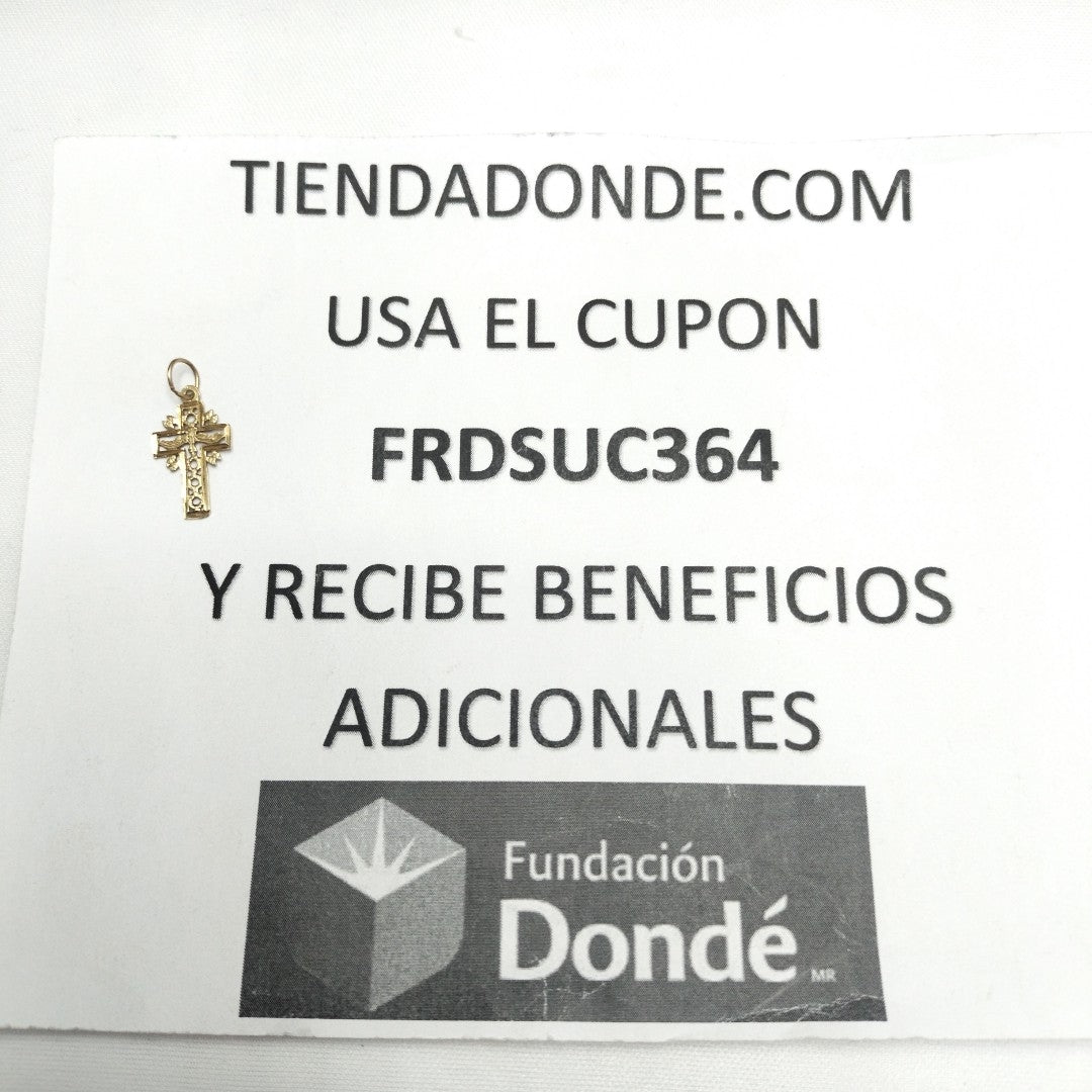 CRUZ ORO 14 K 0,60 GRMS (SEMINUEVO)