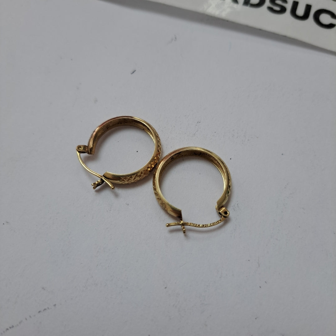 ARRACADAS PAR ORO 10 K 1.7 GRMS (SEMINUEVO)
