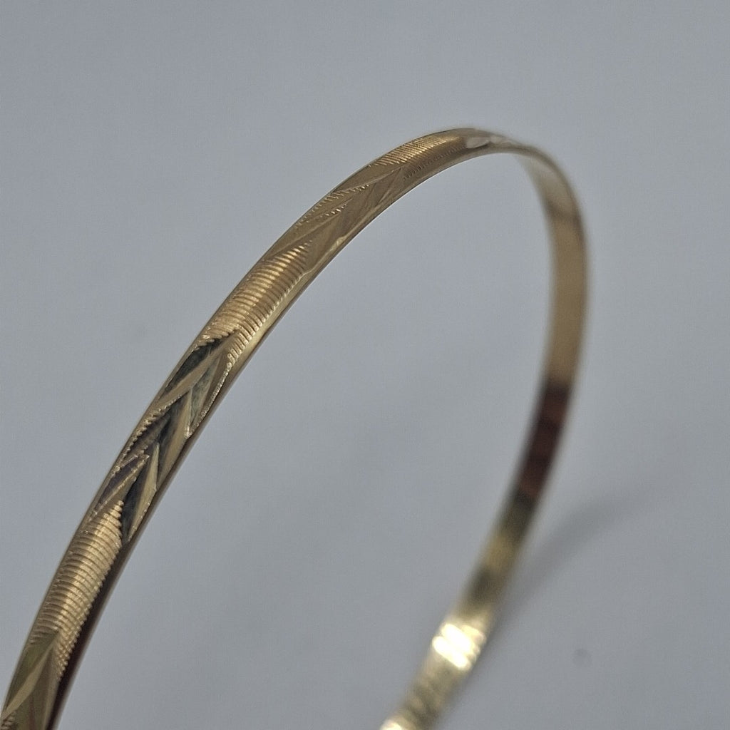 PULSERA RIGIDA ORO 14 K 5.9 GRMS (SEMINUEVO)