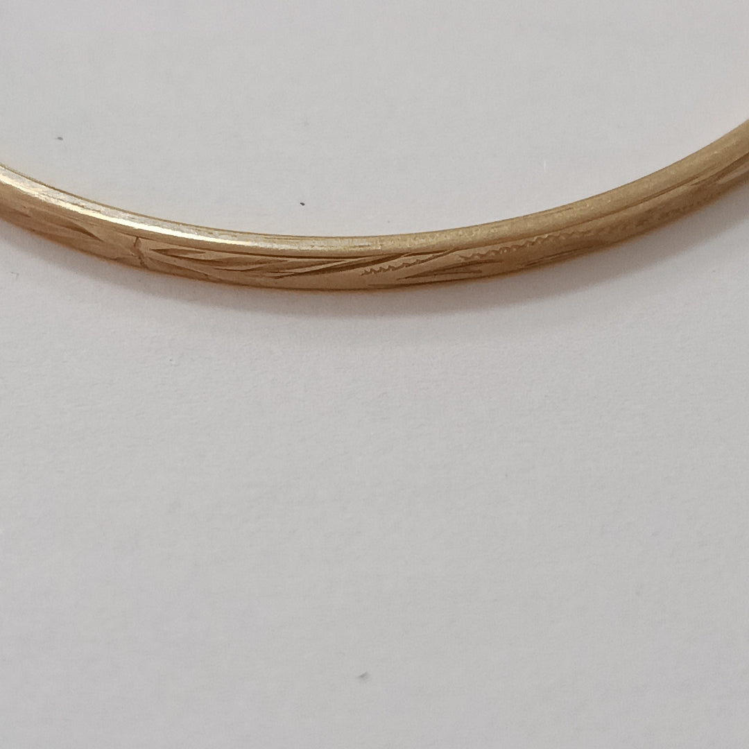 PULSERA RIGIDA ORO 8 K 4,10 GRMS (SEMINUEVO)