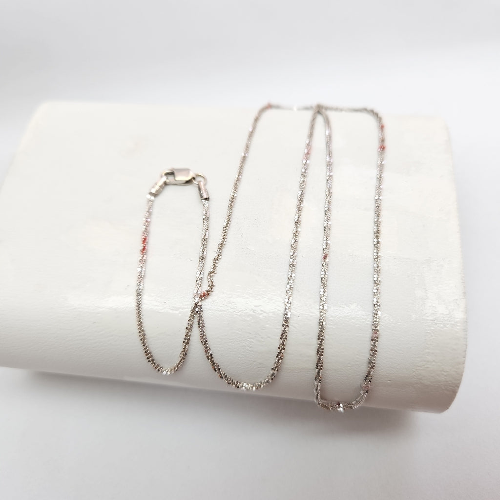 CADENA ORO BLANCO 10 K 2,60 GRMS (SEMINUEVO)