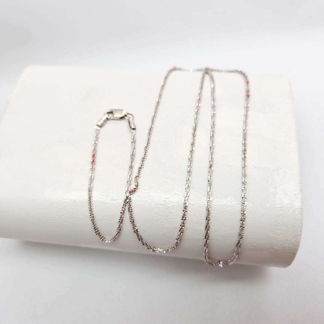 CADENA ORO BLANCO 10 K 2,60 GRMS (SEMINUEVO)