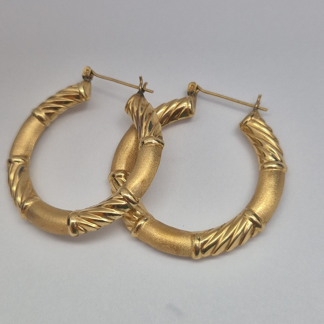 ARRACADAS PAR ORO 10 K 5,60 GRMS (SEMINUEVO)