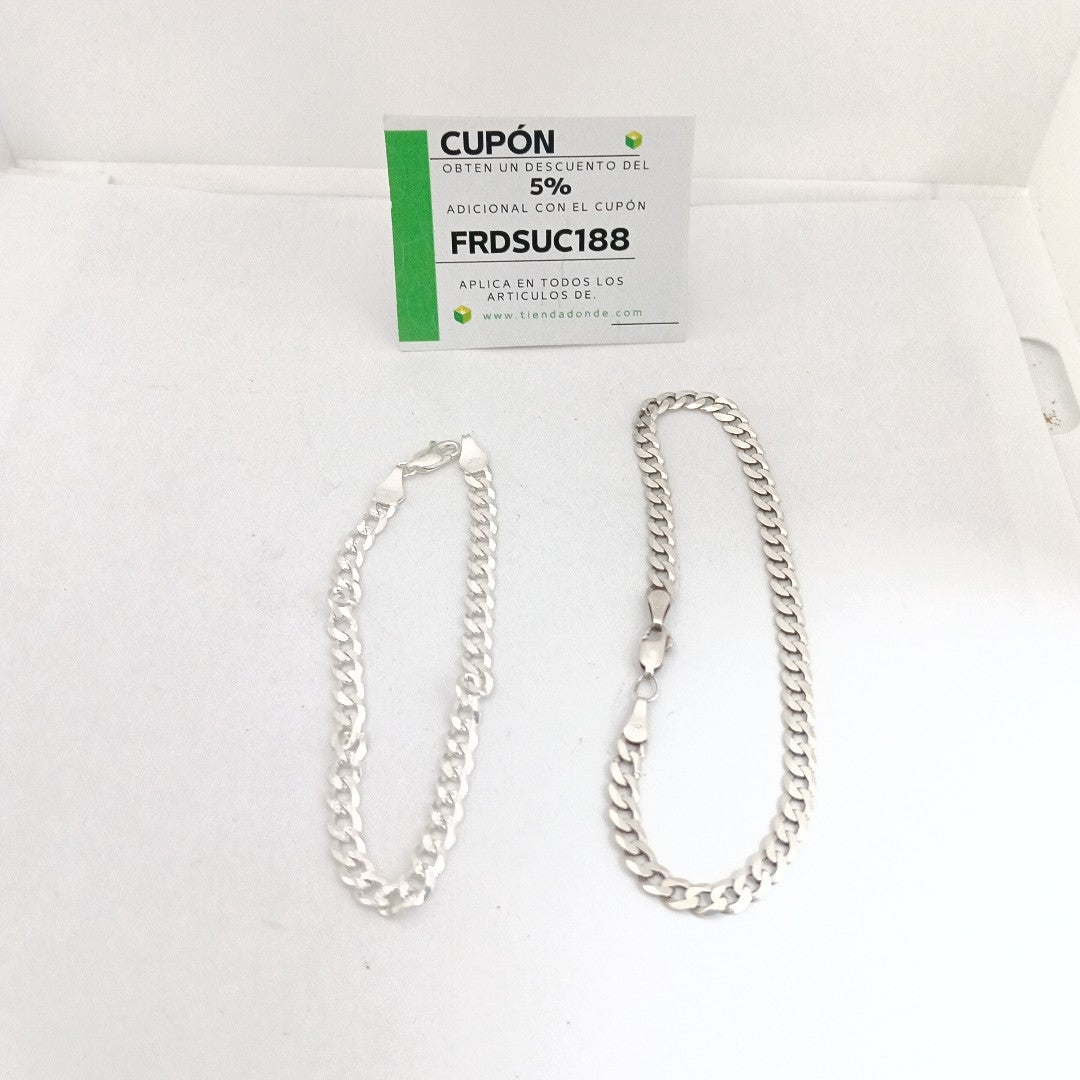 PULSERA PLATA 12.7 GRMS (SEMINUEVO)