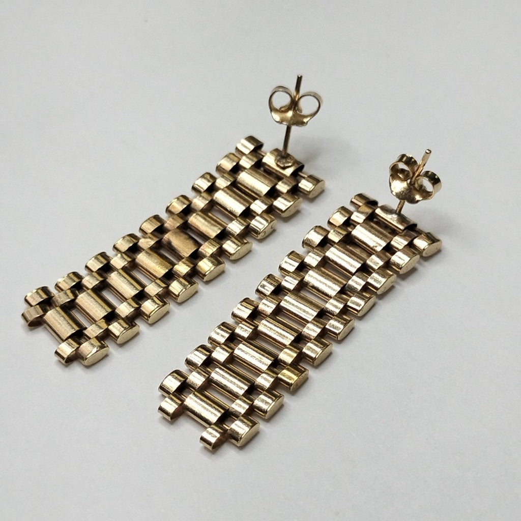 ARETES PAR ORO 14 K 5.2 GRMS (SEMINUEVO)