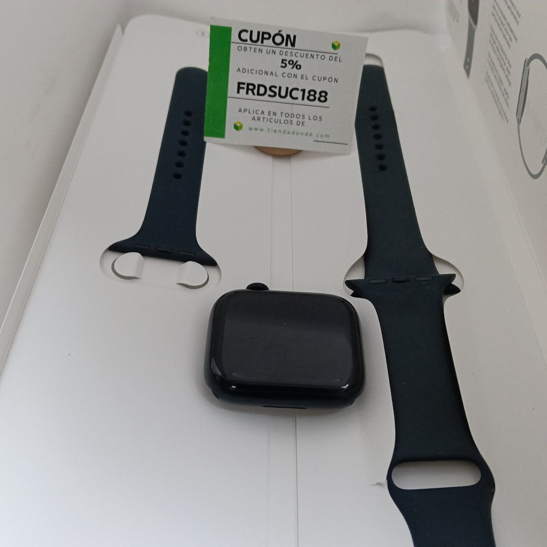 SMARTWATCH APPLE SERIES 7 ALUMINIO A2477 45 MM GPS + CELULAR (SEMINUEVO)