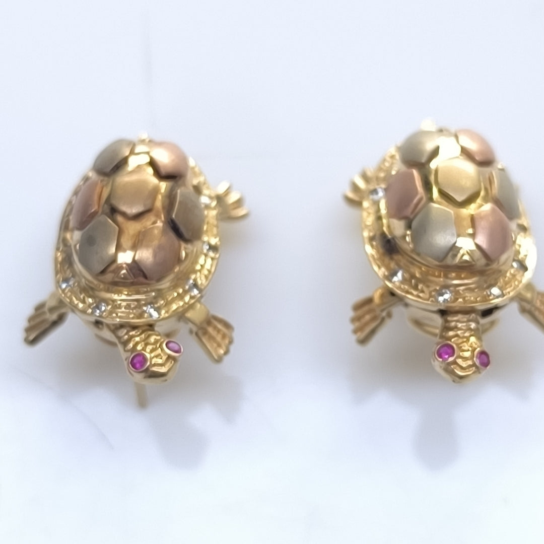 ARETES PAR ORO 10 K 16,90 GRMS (SEMINUEVO)