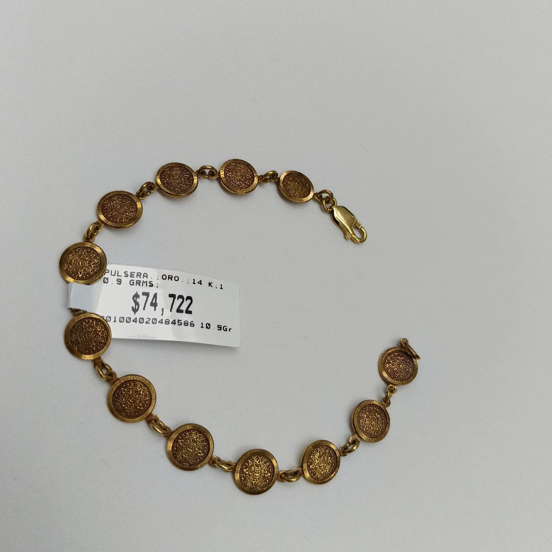 PULSERA ORO 14 K 10.9 GRMS (SEMINUEVO)