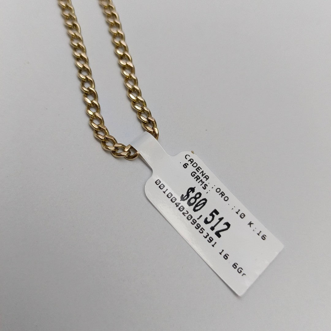 CADENA ORO 10 K 16.6 GRMS (SEMINUEVO)