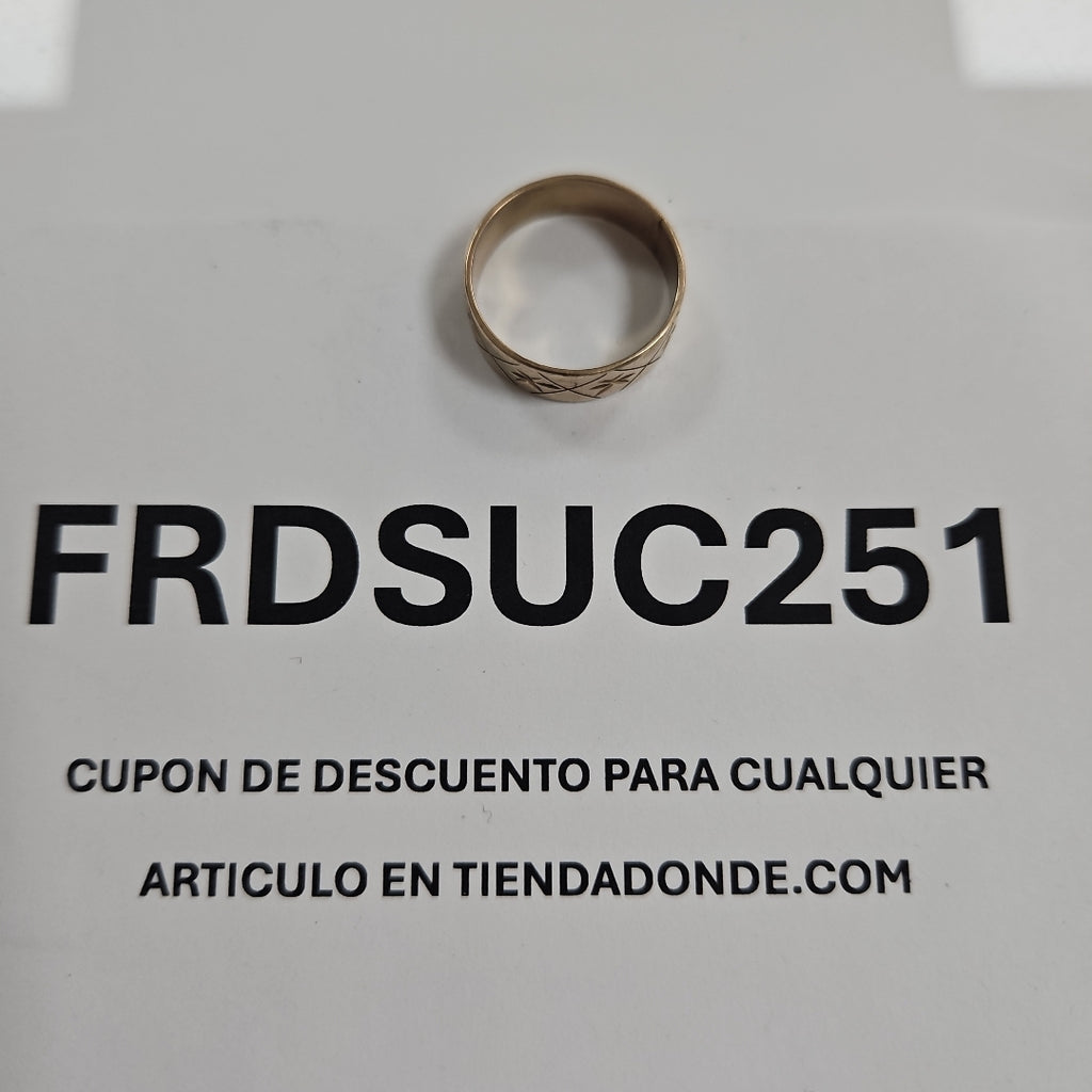 ARGOLLA ORO 10 K 3.7 GRMS (SEMINUEVO)