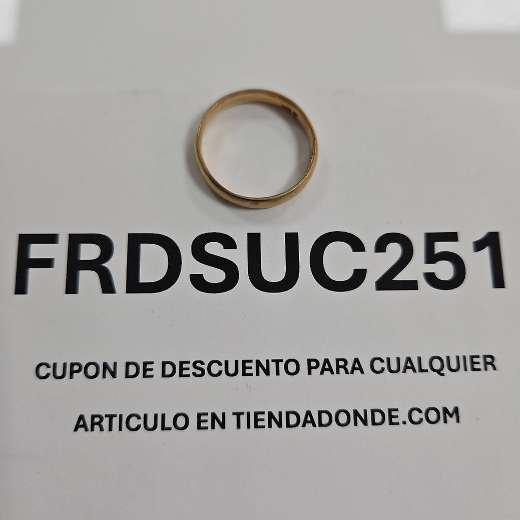 ARGOLLA ORO 10 K 2 GRMS (SEMINUEVO)