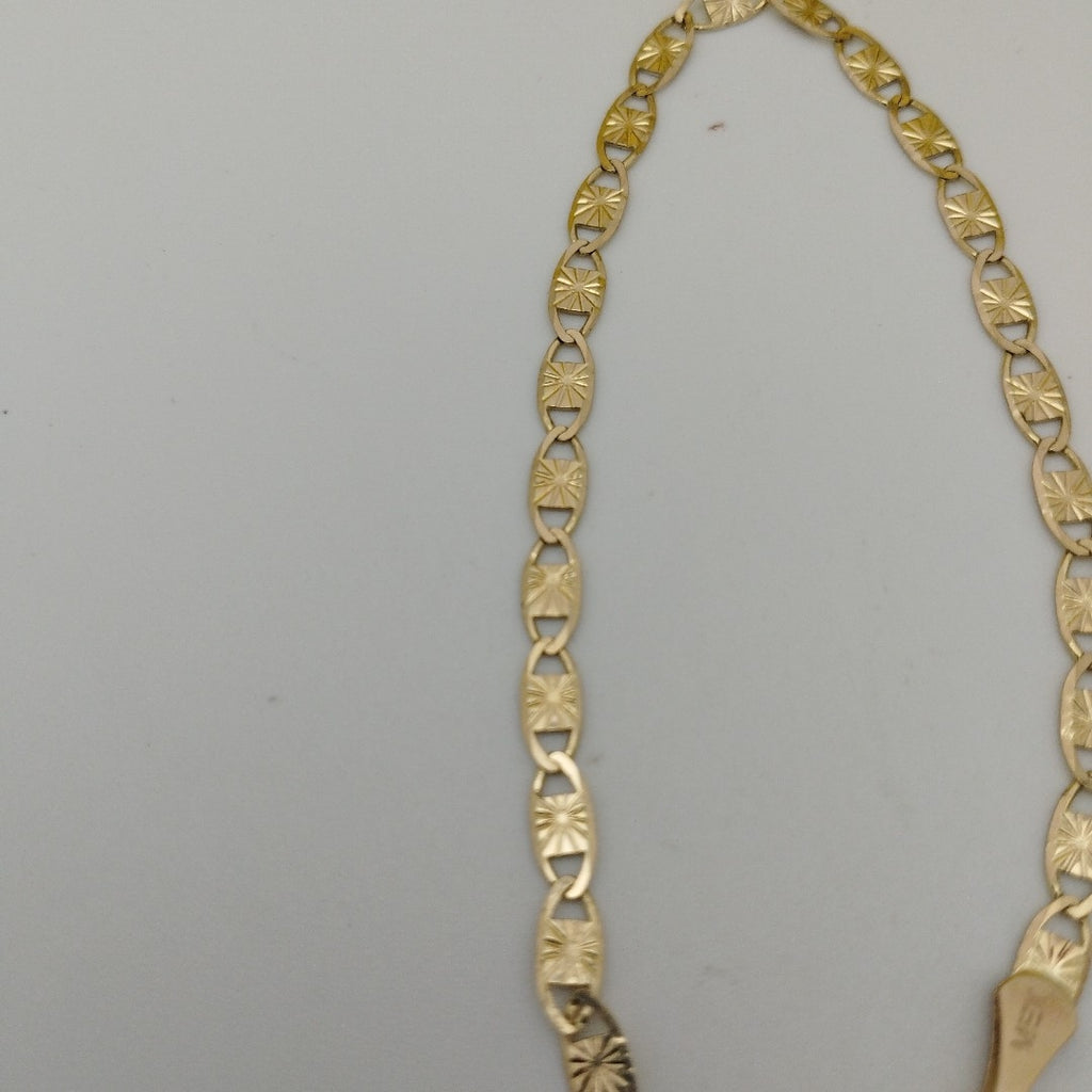 PULSERAS GUCHI ORO 14K 18 CM 2.9 GR (NUEVO)