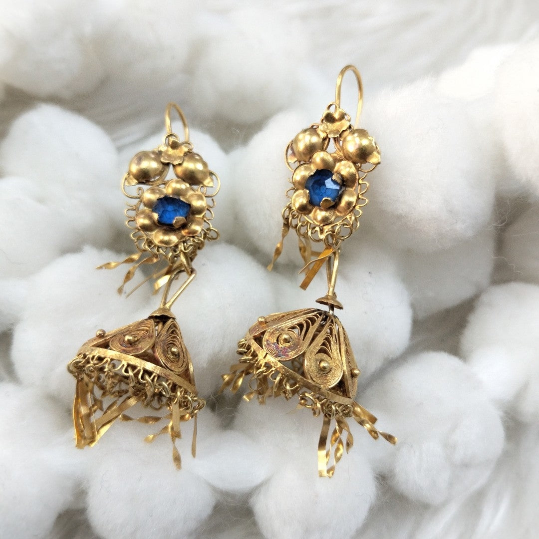 ARETES PAR ORO 10 K 7.2 GRMS (SEMINUEVO)