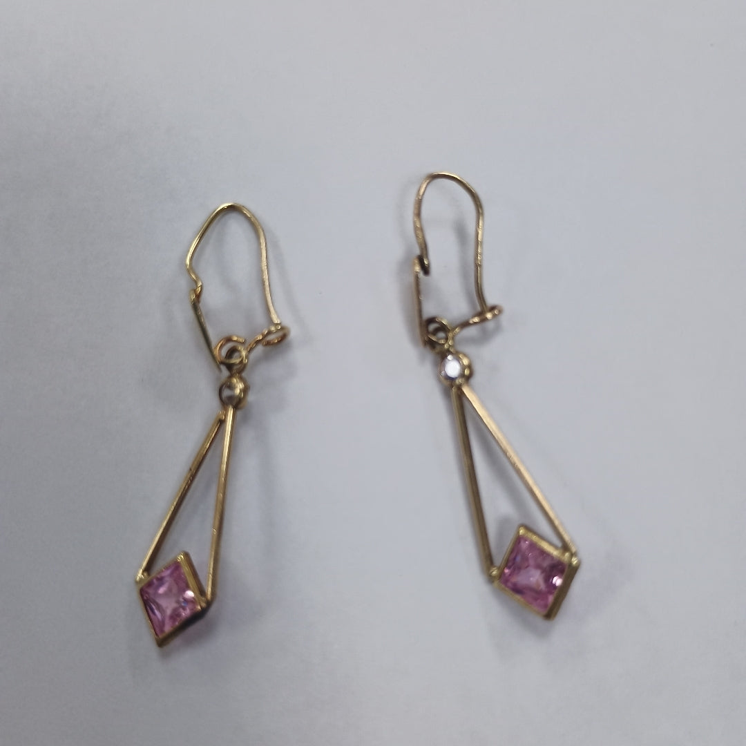 ARETES PAR ORO 10 K 1.6 GRMS (SEMINUEVO)