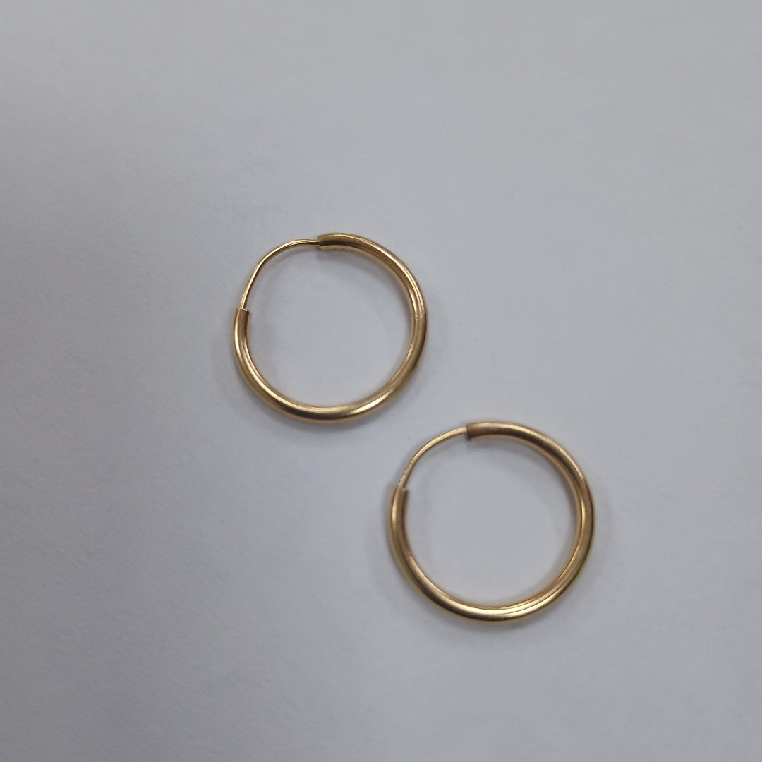 ARRACADAS PAR ORO 14 K 1,20 GRMS (SEMINUEVO)