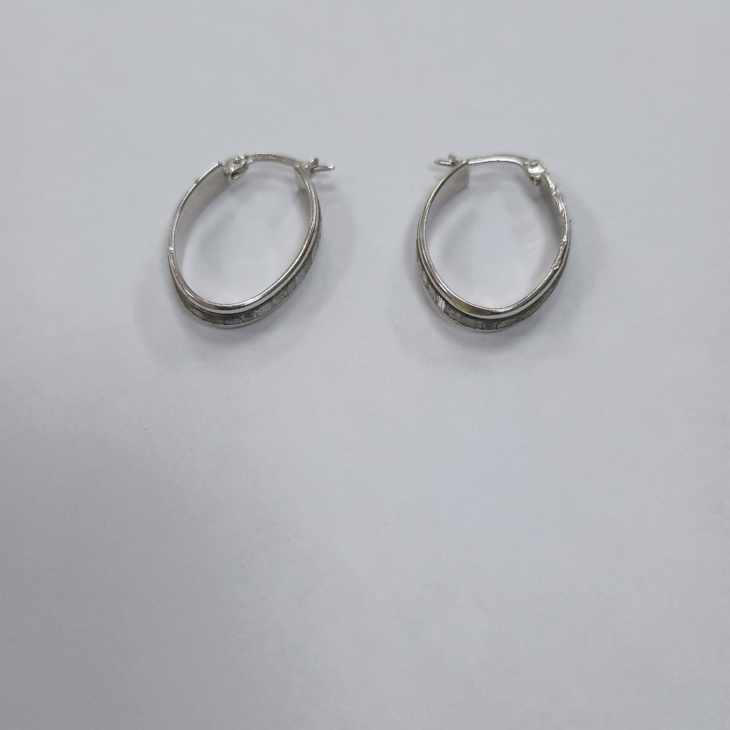 ARRACADAS PAR ORO BLANCO 10 K 1,50 GRMS (SEMINUEVO)