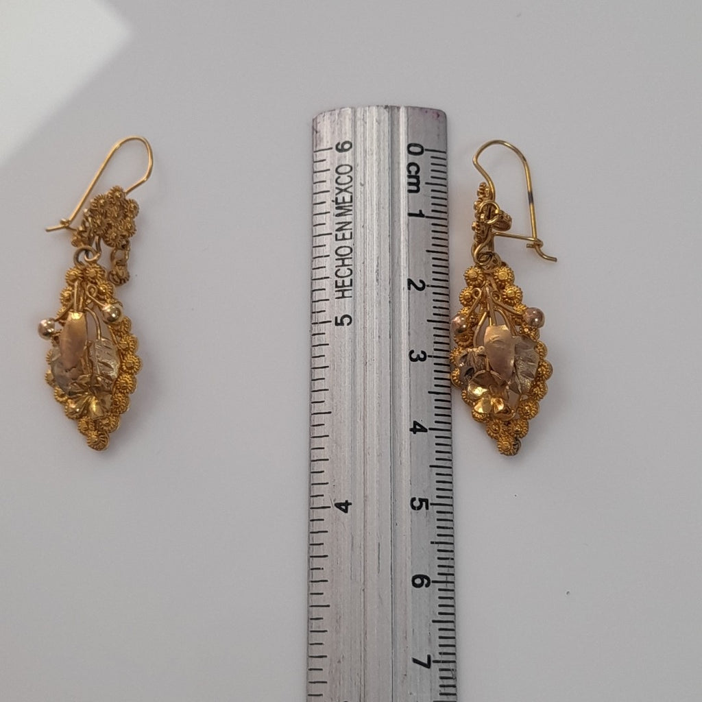 ARETES PAR ORO 10 K 6.3 GRMS (SEMINUEVO)