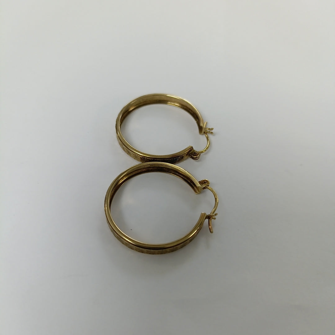 ARRACADAS PAR ORO 10 K 3 GRMS (SEMINUEVO)