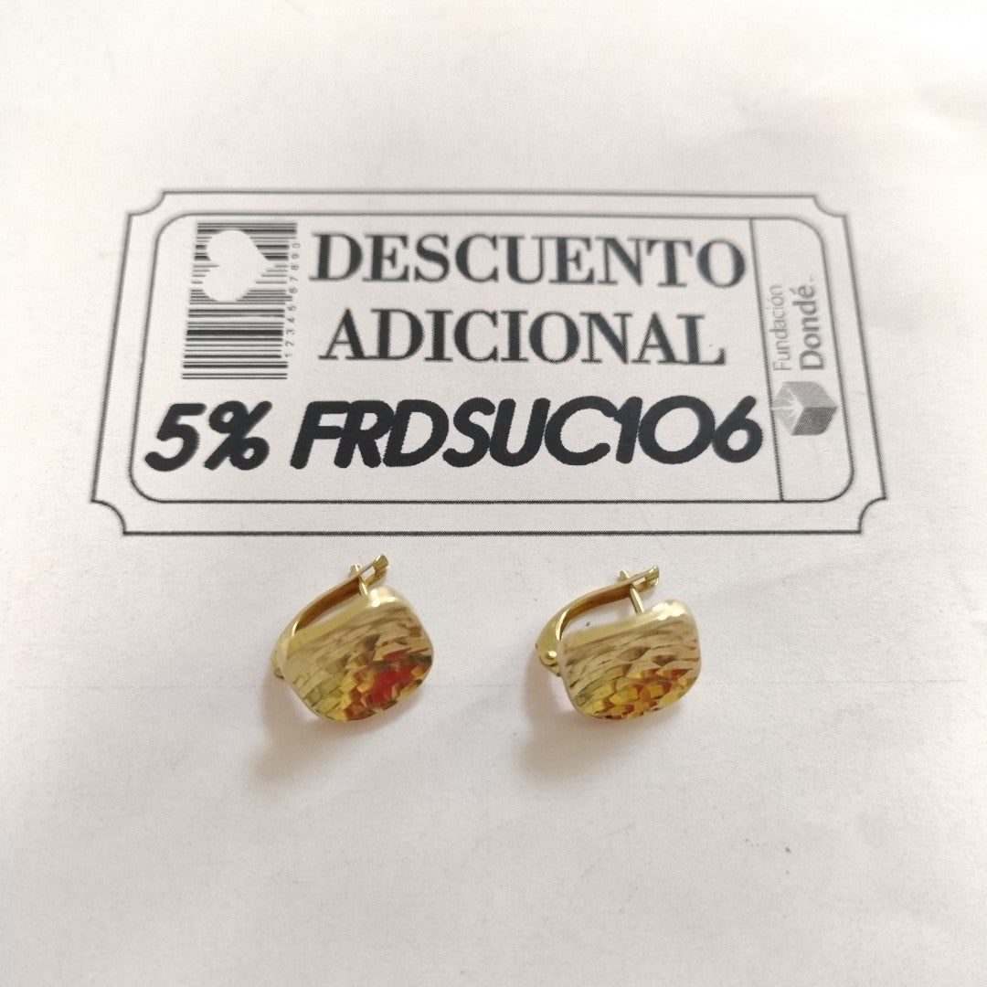 ARETES PAR ORO 10 K 1.6 GRMS (SEMINUEVO)