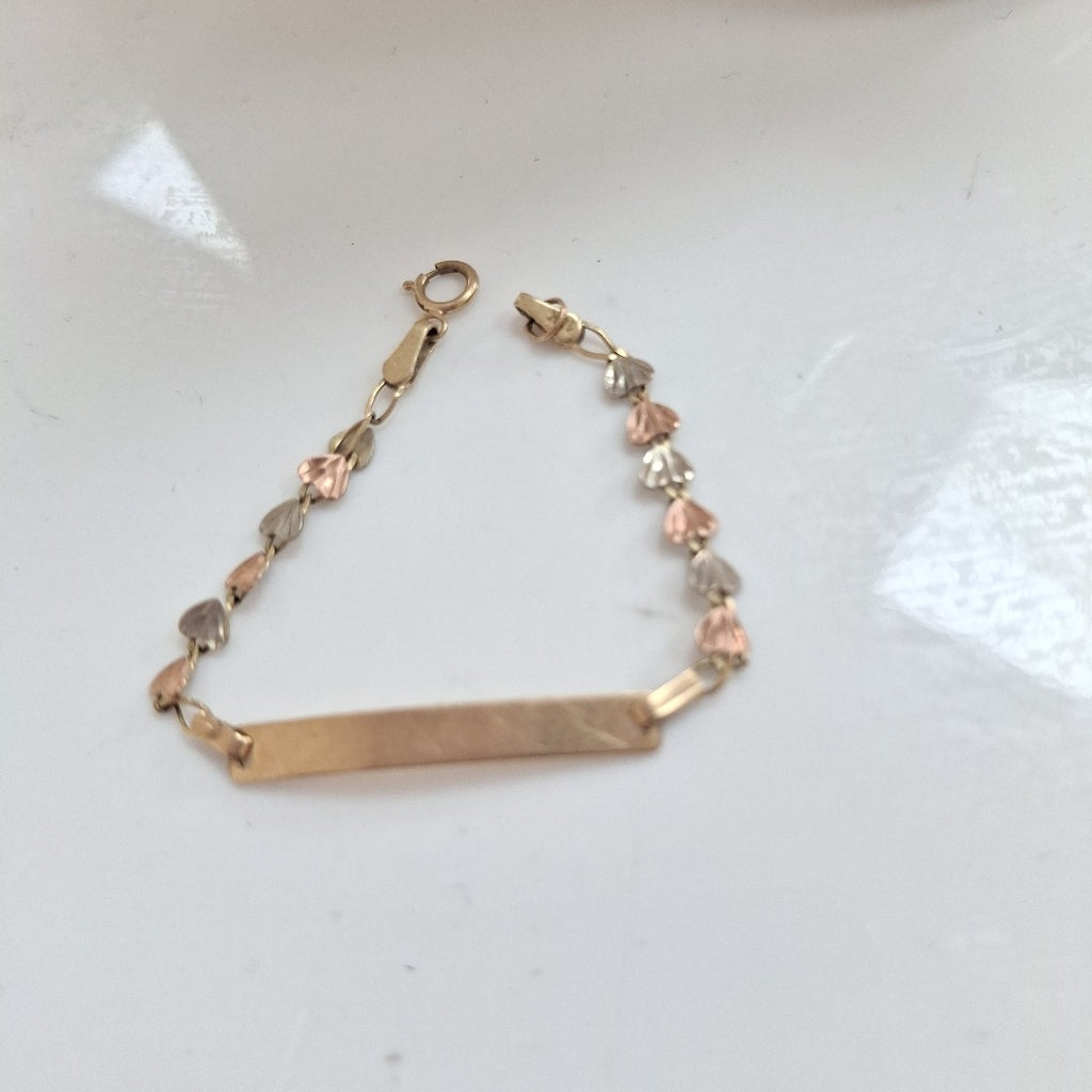 ESCLAVA ORO COMBINADO 10 K 1.8 GRMS (SEMINUEVO)