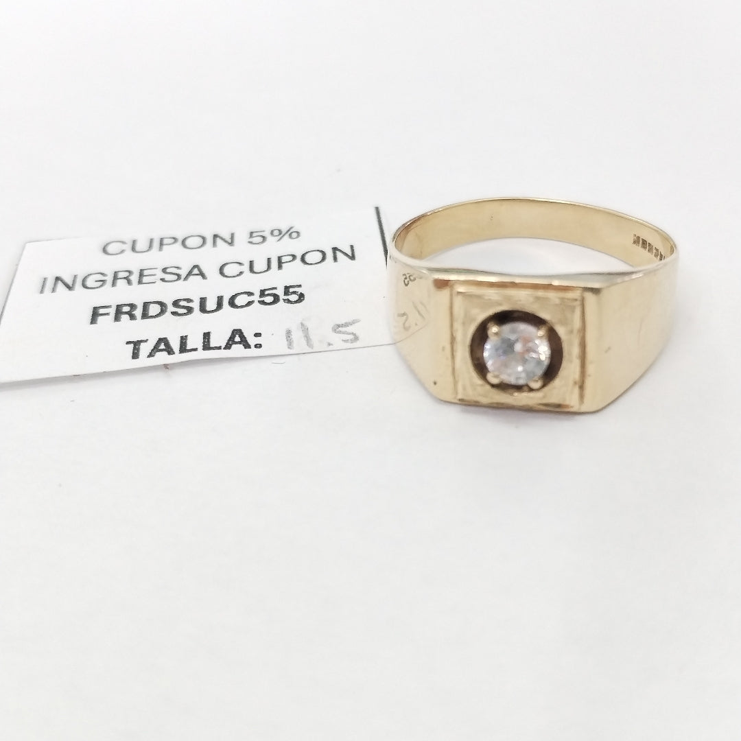 ANILLO ORO 14 K 4.3 GRMS (SEMINUEVO)
