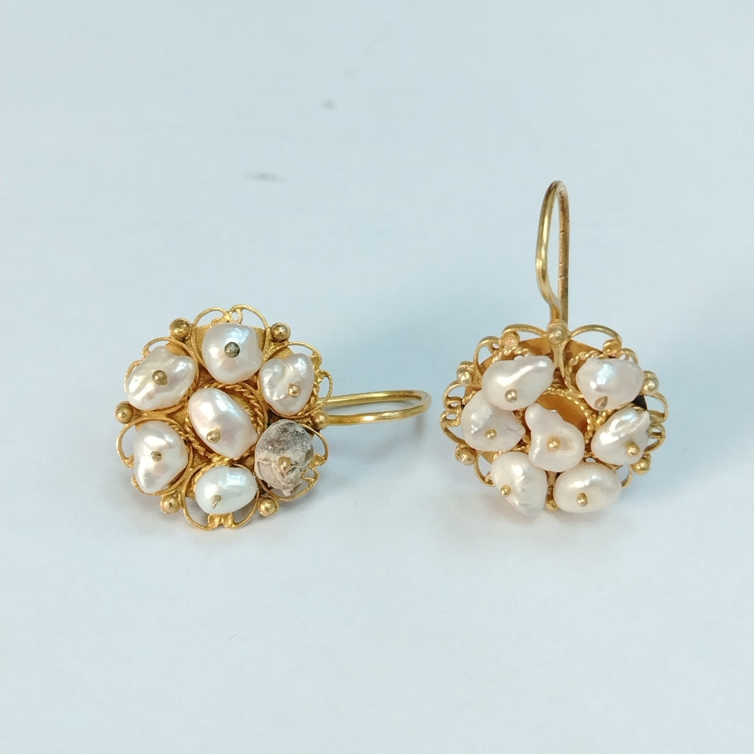 ARETES PAR ORO 8 K 8,50 GRMS (SEMINUEVO)