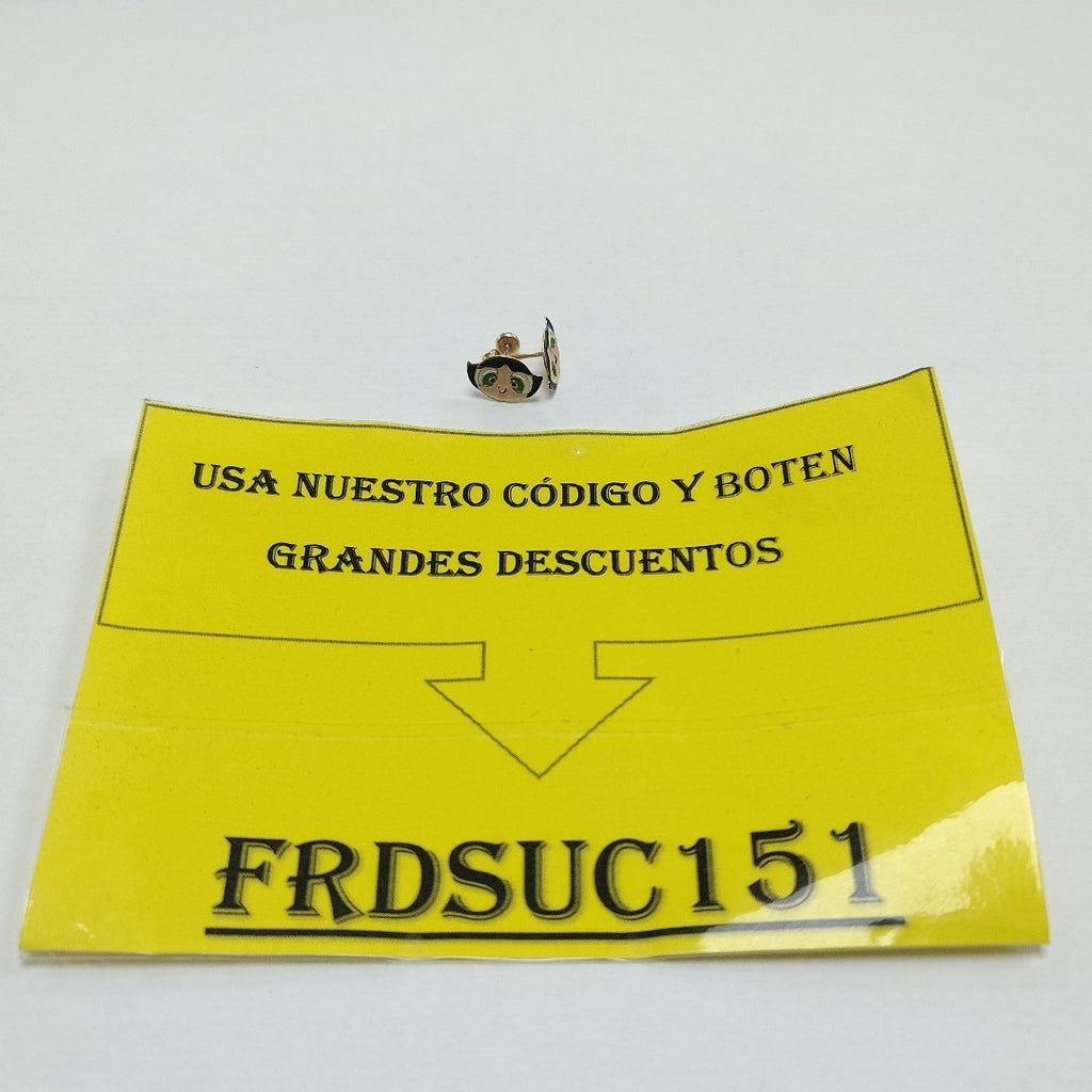 BROQUELES PAR ORO 14 K 0.4 GRMS (SEMINUEVO)