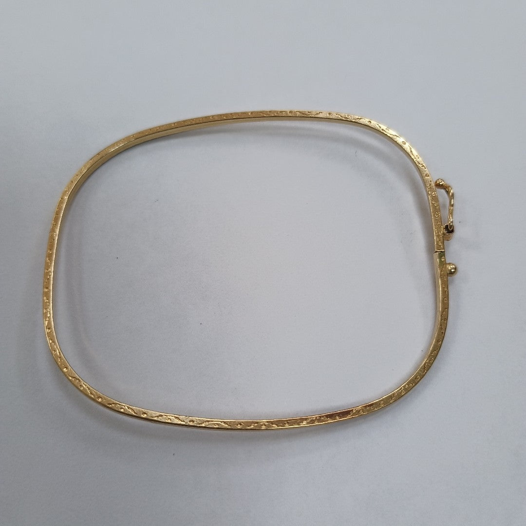 PULSERA RIGIDA ORO 10 K 2,40 GRMS (SEMINUEVO)