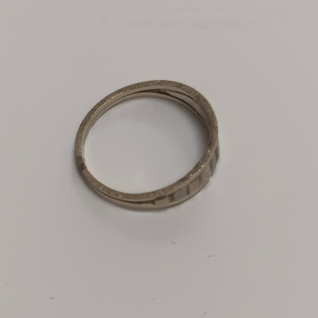 ARGOLLA ORO, ORO COMBINADO 14 K 1.9 GRMS (SEMINUEVO)