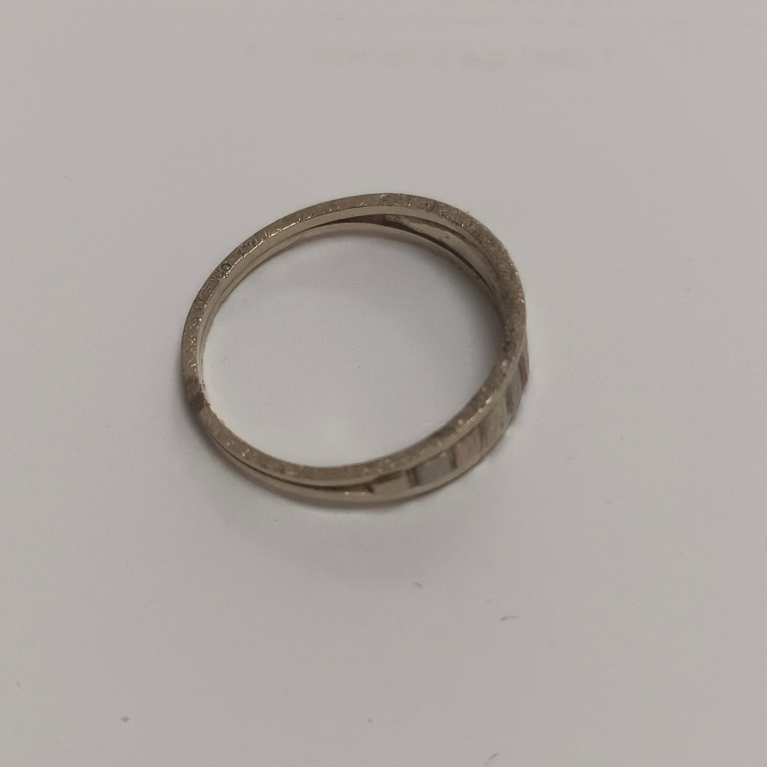 ARGOLLA ORO, ORO COMBINADO 14 K 1.9 GRMS (SEMINUEVO)