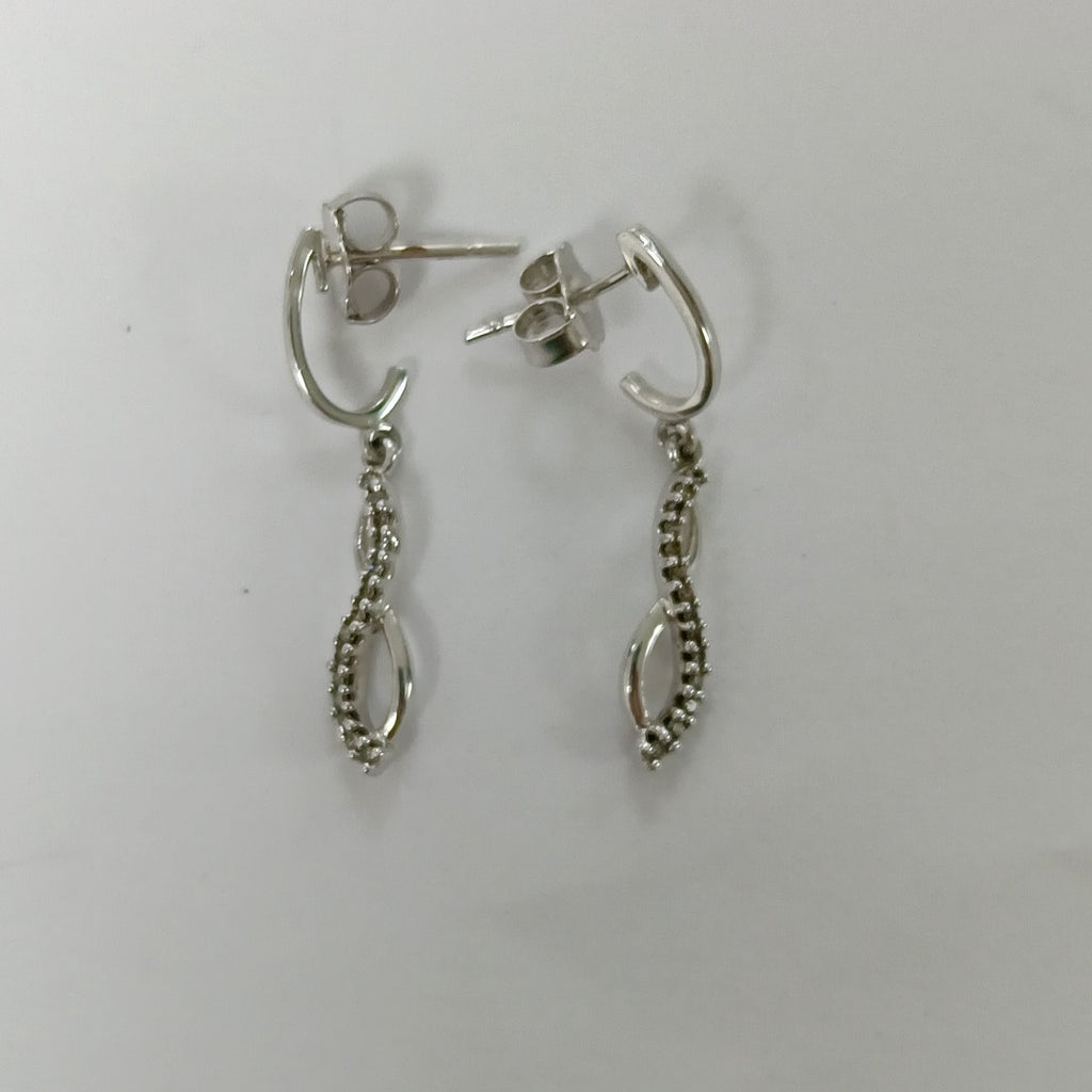 BROQUELES PAR ORO BLANCO 10 K 1,50 GRMS (SEMINUEVO)