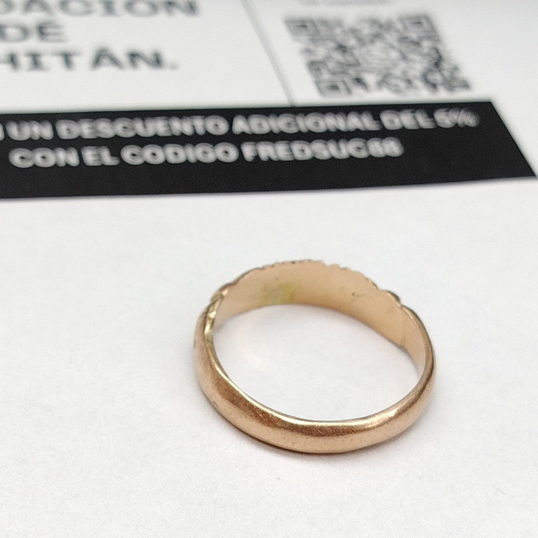 ANILLO ORO 10 K 3,60 GRMS (SEMINUEVO)