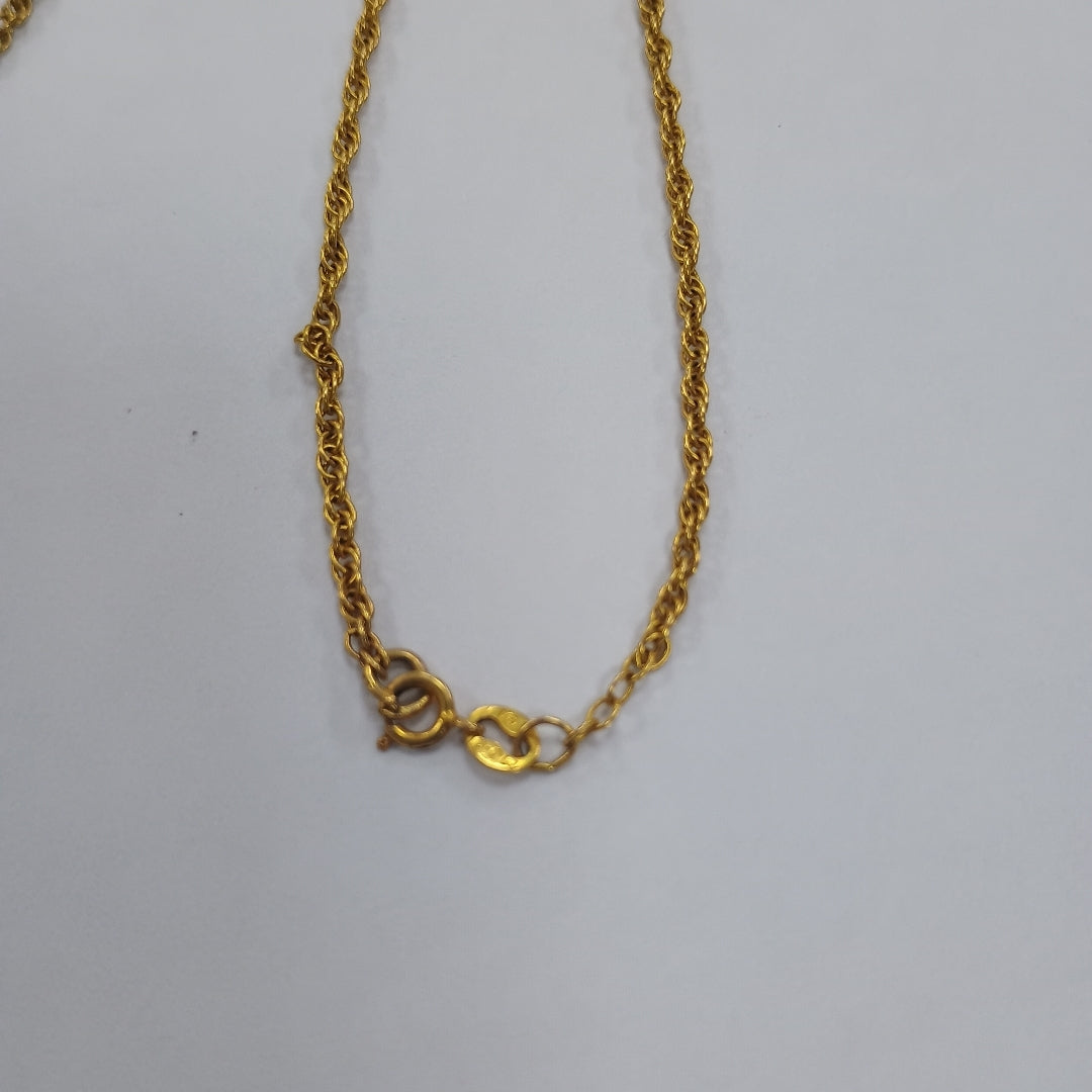 CADENA ORO 10 K 4,40 GRMS (SEMINUEVO)
