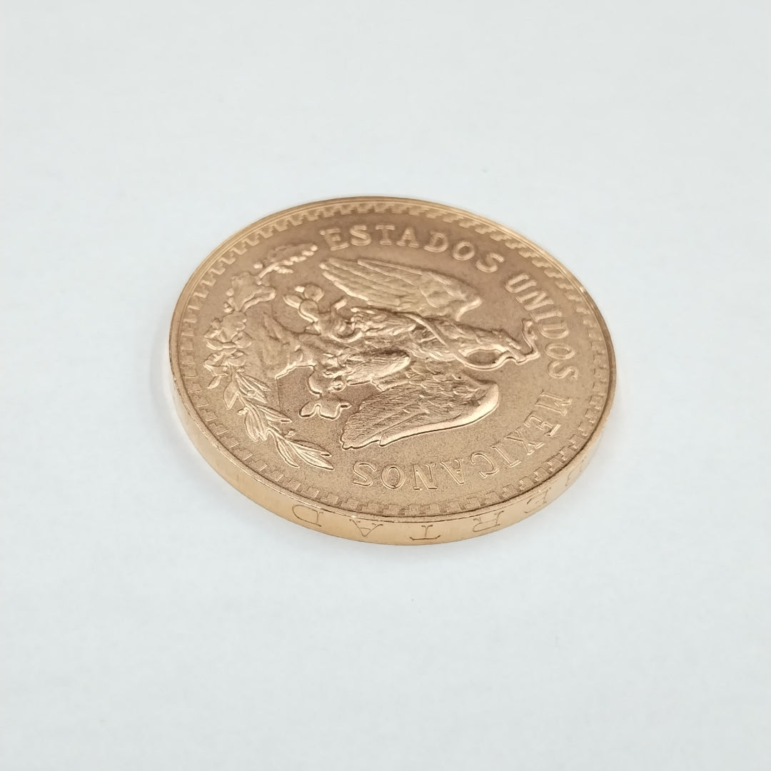 K1 41.6 GRMS 21 K IDENTIFICACIÓN MONEDA NOMINATIVA MONEDAS PESOS 50 PESOS (SEMINUEVO)