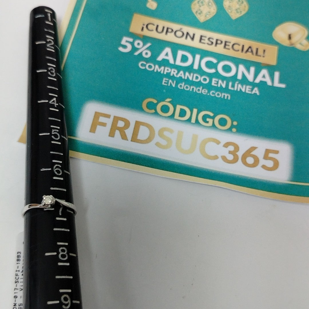 SOLITARIO ORO 14 K 1.4 GRMS (SEMINUEVO)