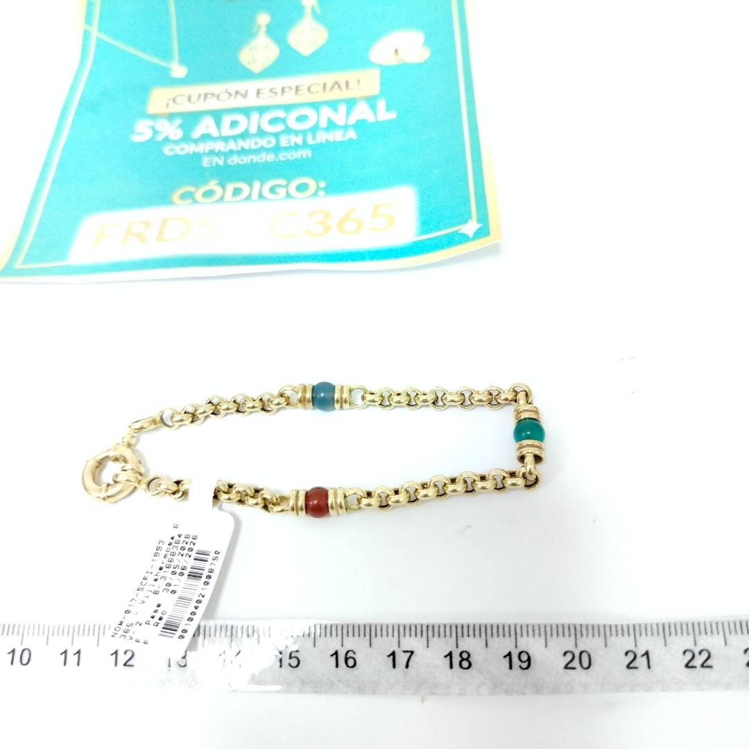 PULSERA ORO 14 K 11.9 GRMS (SEMINUEVO)
