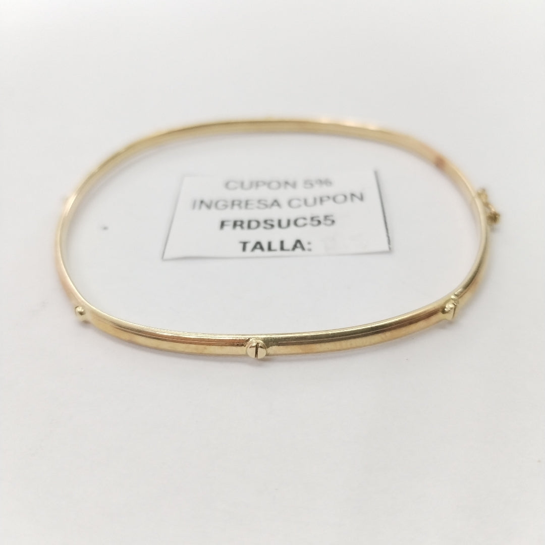 PULSERA RIGIDA ORO 10 K 5.1 GRMS (SEMINUEVO)