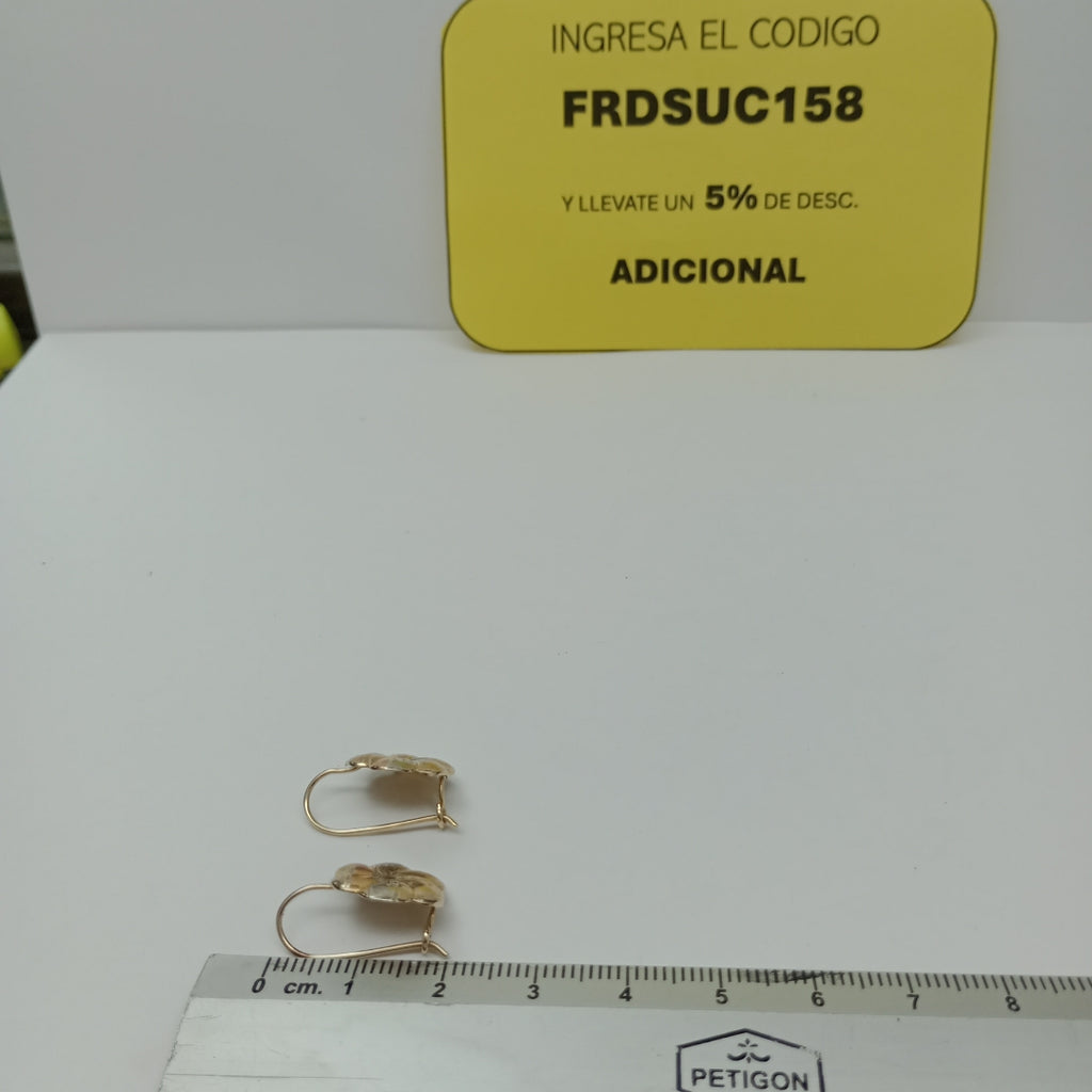 ARETES PAR ORO 10 K 1,50 GRMS (SEMINUEVO)