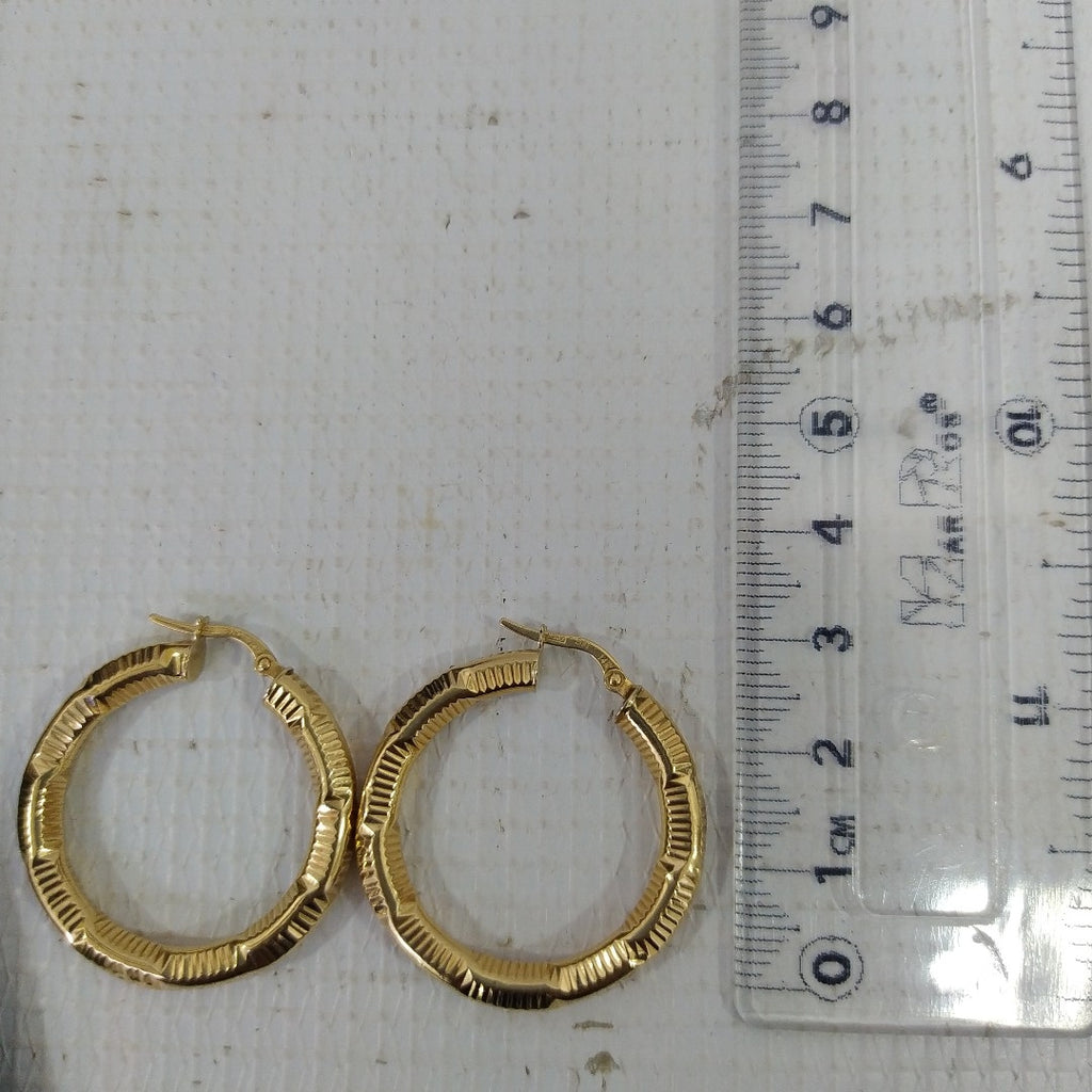 ARRACADAS PAR ORO 14 K 2,10 GRMS (SEMINUEVO)