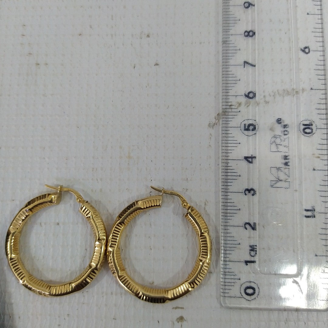 ARRACADAS PAR ORO 14 K 2,10 GRMS (SEMINUEVO)